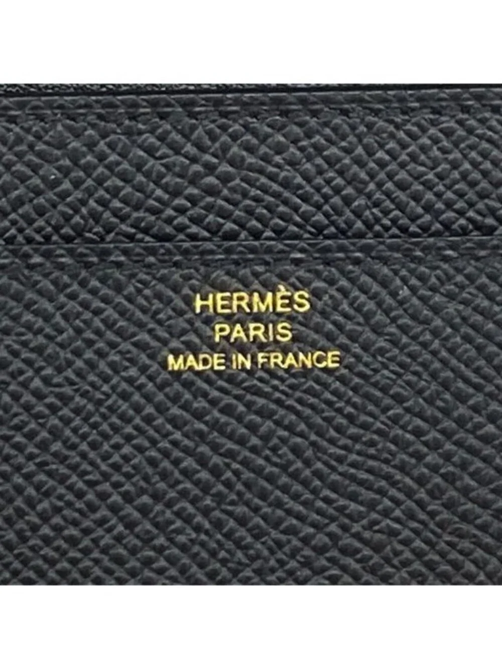 Hermes Wallet on Chain Constance to Go Veau Epsom Black Gold Shoulder Bag